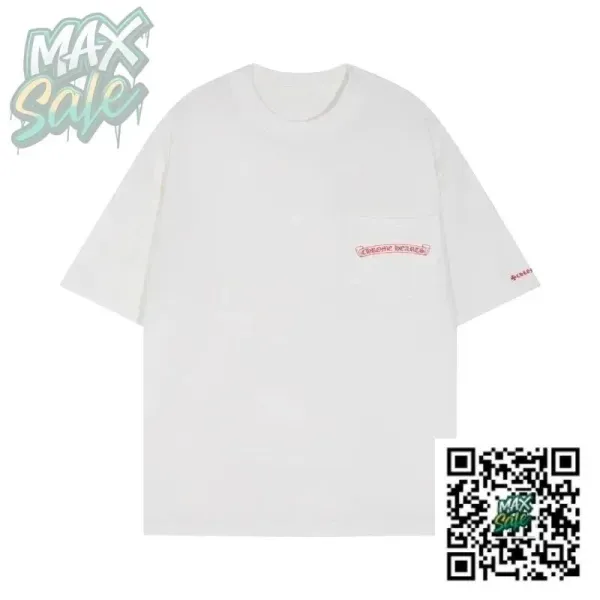 Chrome Hearts x MAX Sale White Pocket T-Shirt - 1