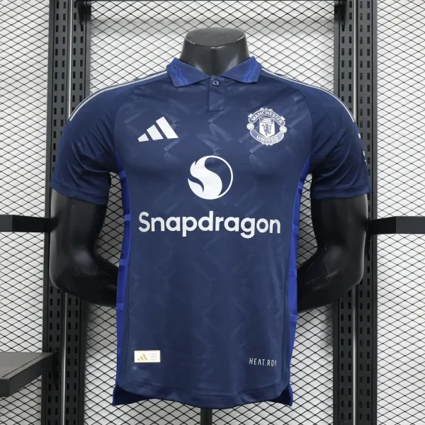 Adidas Manchester United 2024-25 Third Jersey Navy Blue Sports T-Shirt - 1