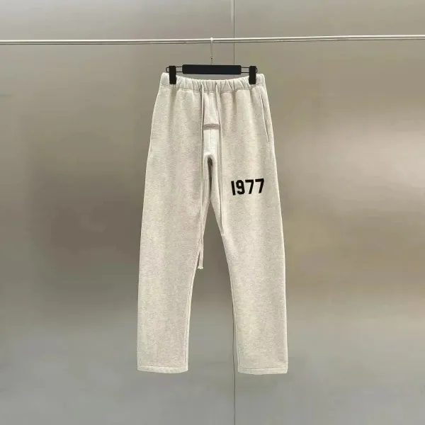 Fear of God Essentials 1977 Logo Sweatpants Gray - 1