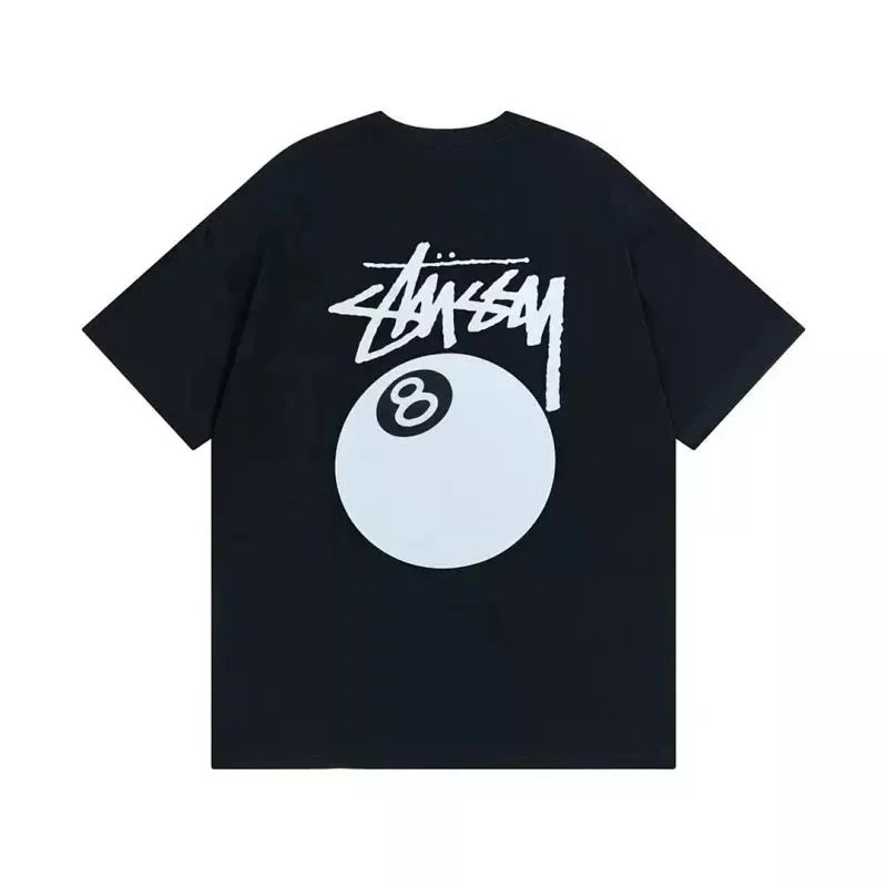 Stüssy Classic Logo Black T-Shirt - 12