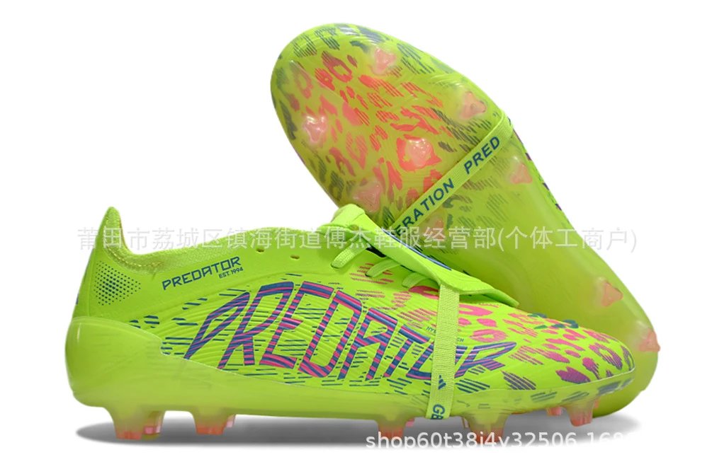 Adidas Predator Edge Silver Pink Football Cleats Running Shoes - 15
