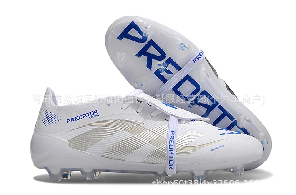 Adidas Predator Edge Silver Pink Football Cleats Running Shoes - 16