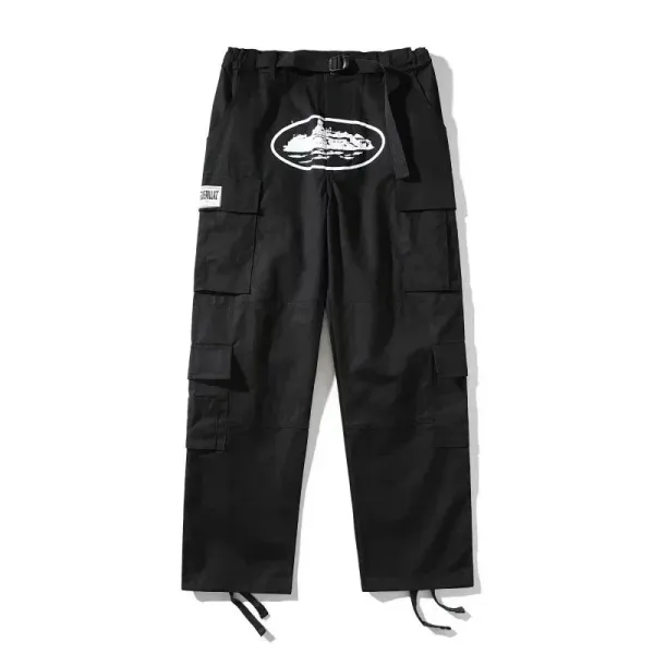 GRA Shooters Graphic Joggers Black - 9
