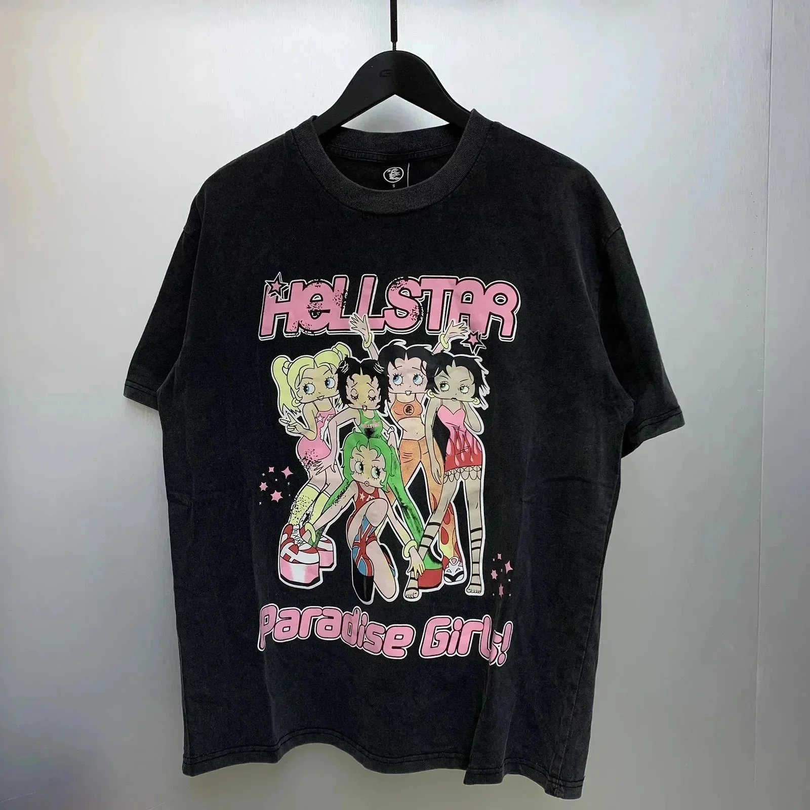 Hollister x Betty Boop Paradise Girls Black Graphic T-Shirt