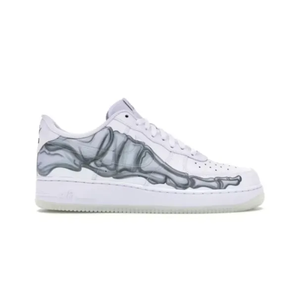 Nike Air Force 1 Low X-Ray Footprint White Sneakers - 1