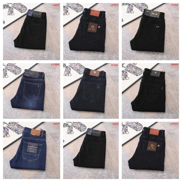 Givenchy 4G Logo Patch Denim Jeans Blue - 4