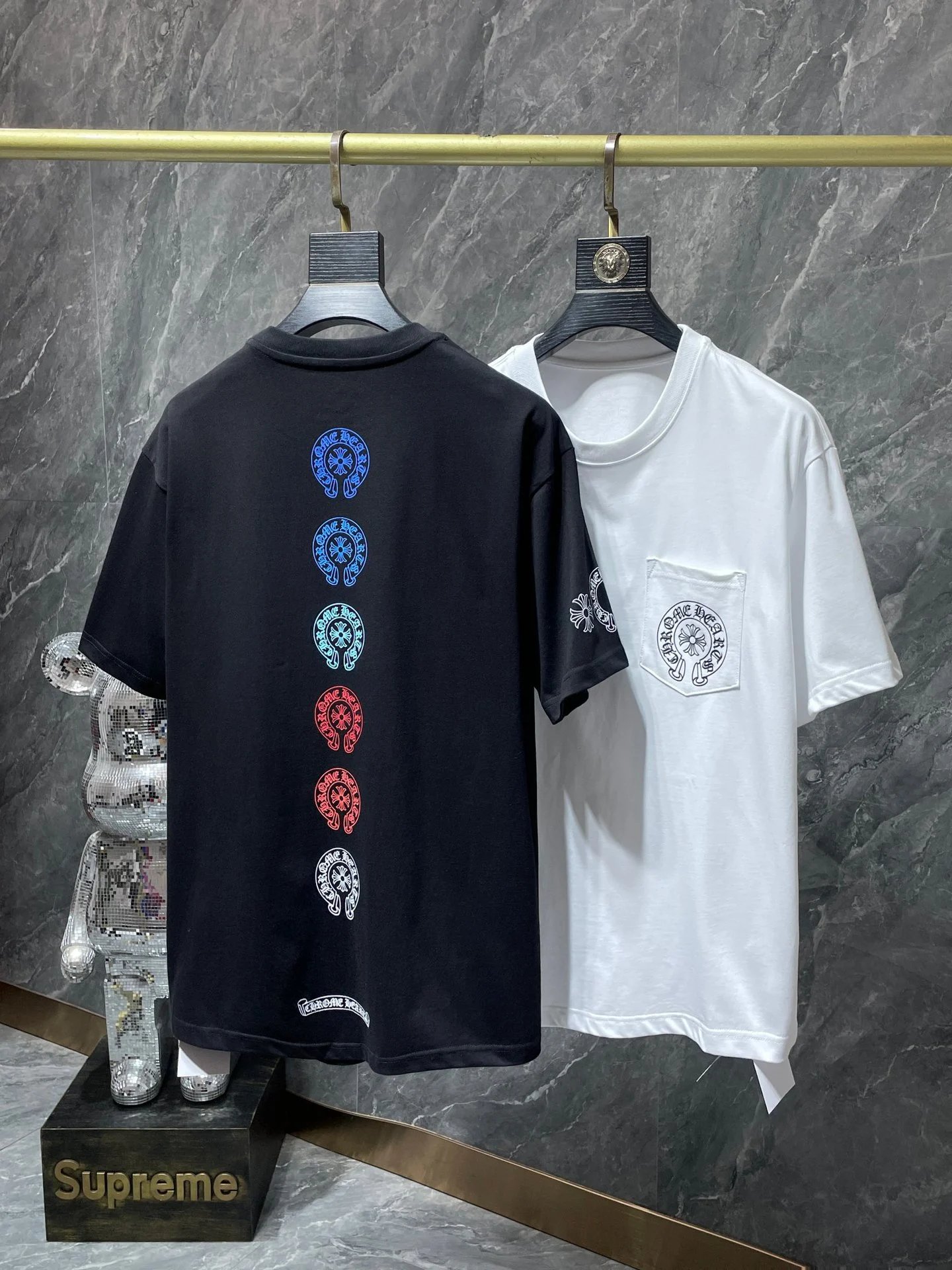 Chrome Hearts Floral Crest Black T-Shirt - 13