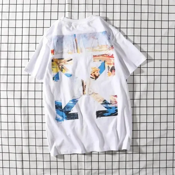 Off-White Diaghilev Print White T-Shirt - 1