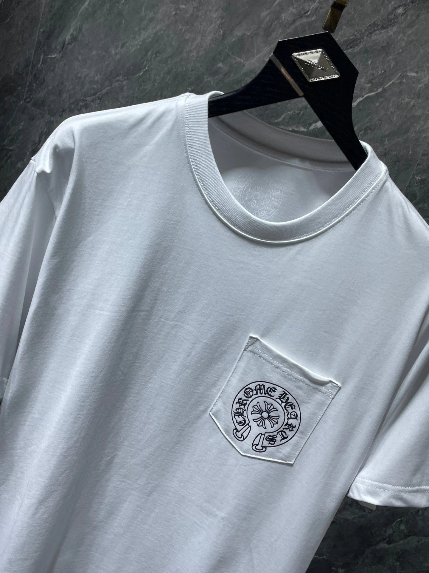 Chrome Hearts Floral Crest Black T-Shirt - 18
