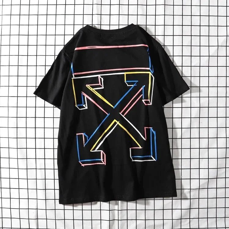 Off-White Arrow Print T-Shirt Black and White - 11
