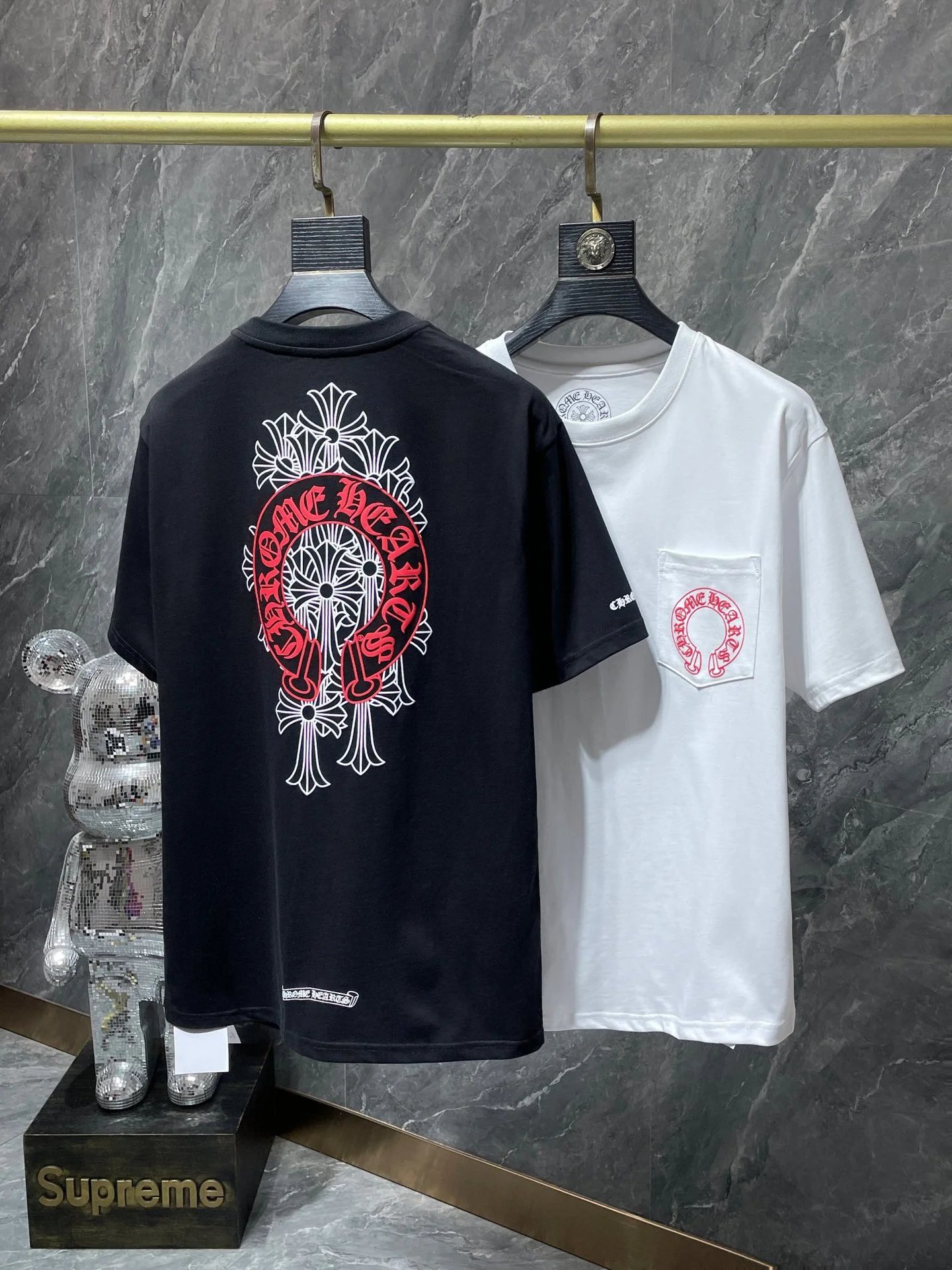 Chrome Hearts Floral Crest Black T-Shirt - 22