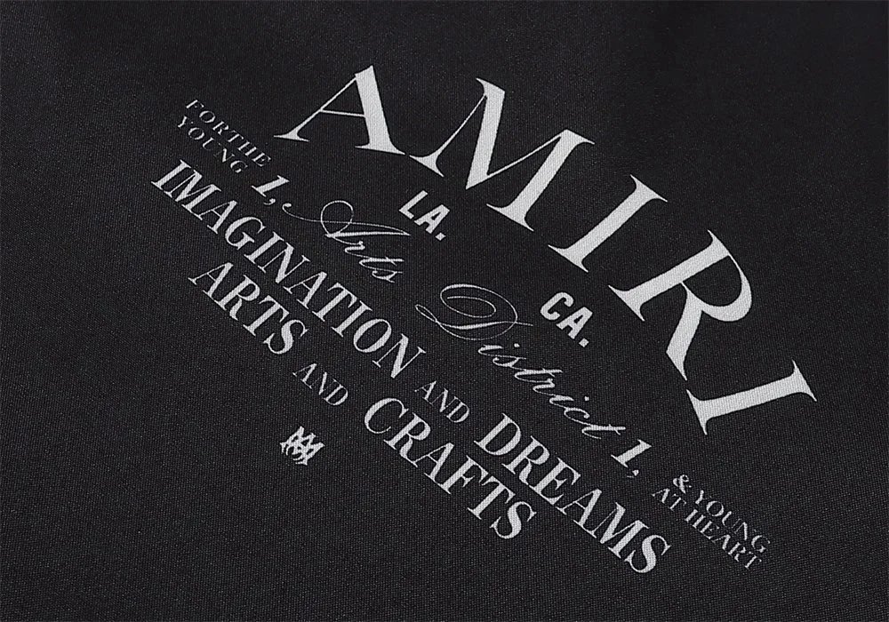 Amiri Graffiti Print Short-Sleeve Shirt Navy - 7