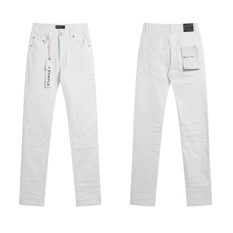 Purple x Bionic Crinkled Wash Denim Jeans - 3