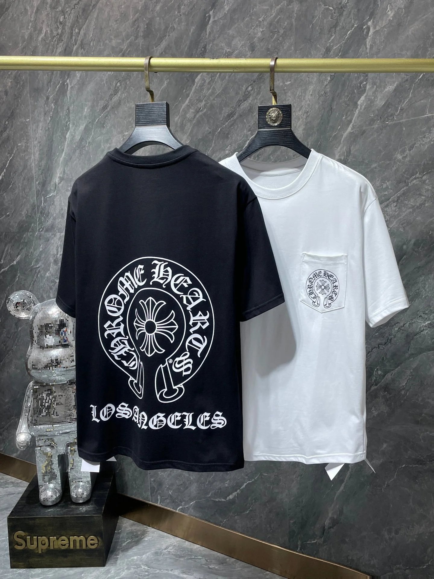 Chrome Hearts Floral Crest Black T-Shirt - 31