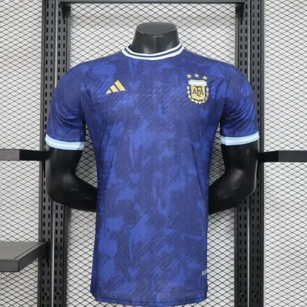 Adidas Argentina National Team 2024 Away Jersey Blue Sports T-Shirt - 1