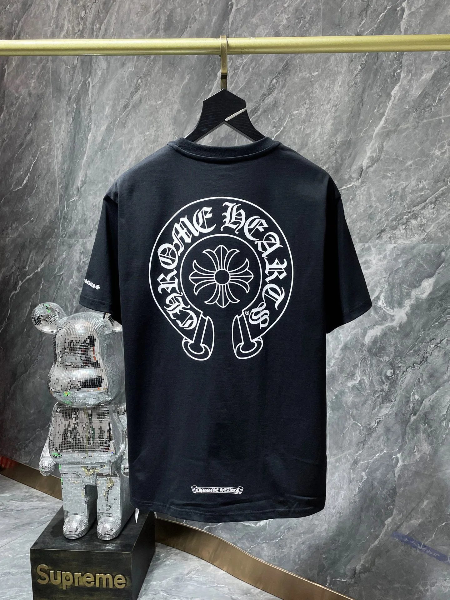 Chrome Hearts Floral Crest Black T-Shirt - 49