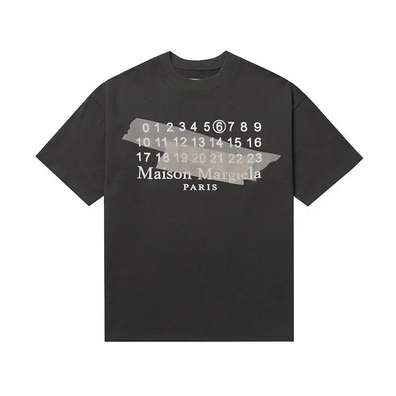 Maison Margiela Numbered Tabi Print White T-Shirt - 4