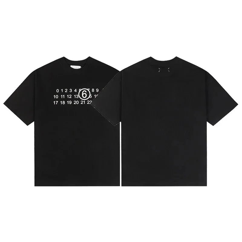 Maison Margiela Replica Number 6 T-Shirt Black