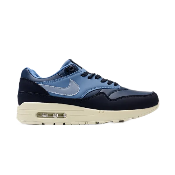 Nike Air Max 1 Navy and Blue Sneakers - 1