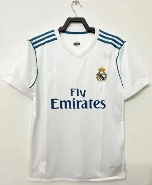Real Madrid Home Jersey White Blue Sports-T-Shirt - 1
