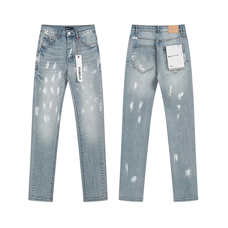 Purple x Bionic Crinkled Wash Denim Jeans - 18