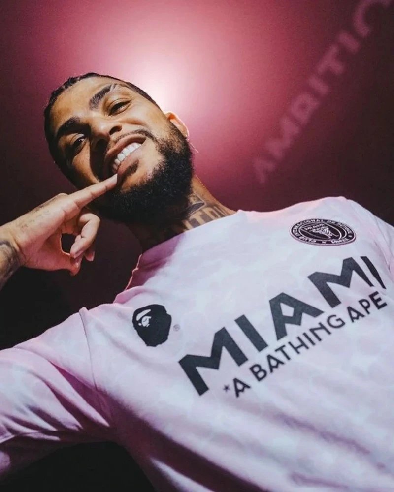 A Bathing Ape x Inter Miami CF Pink Camo Jersey T-Shirt - 14