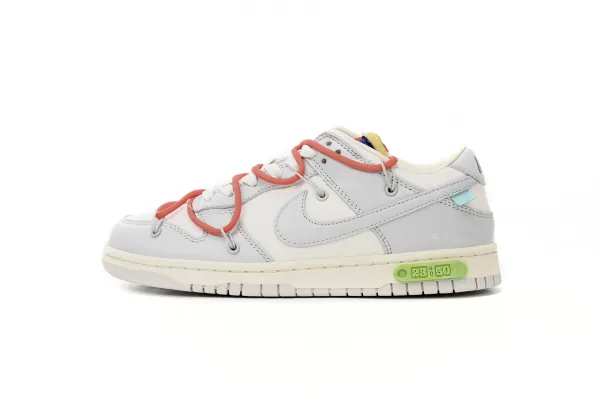 Nike x Off-White Dunk Low 'University Red' Sneakers - 1