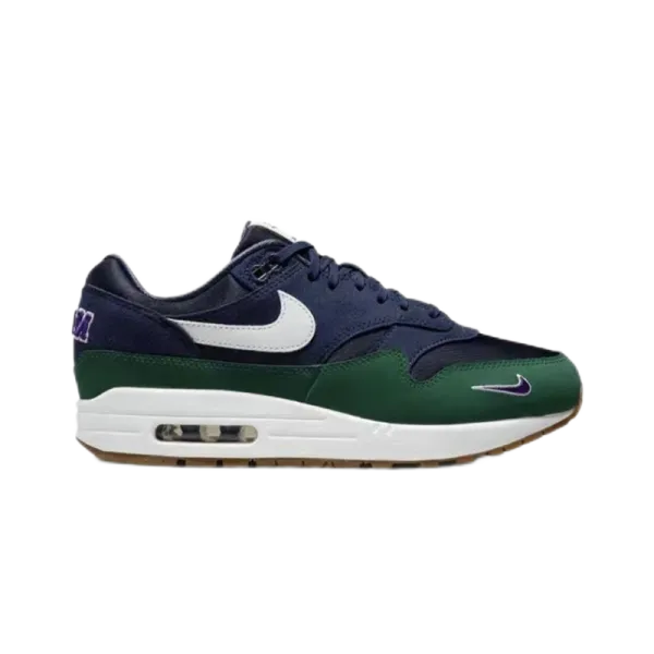 Nike x Off-White Air Max 1 'Industrial' Gray White Sneakers - 27