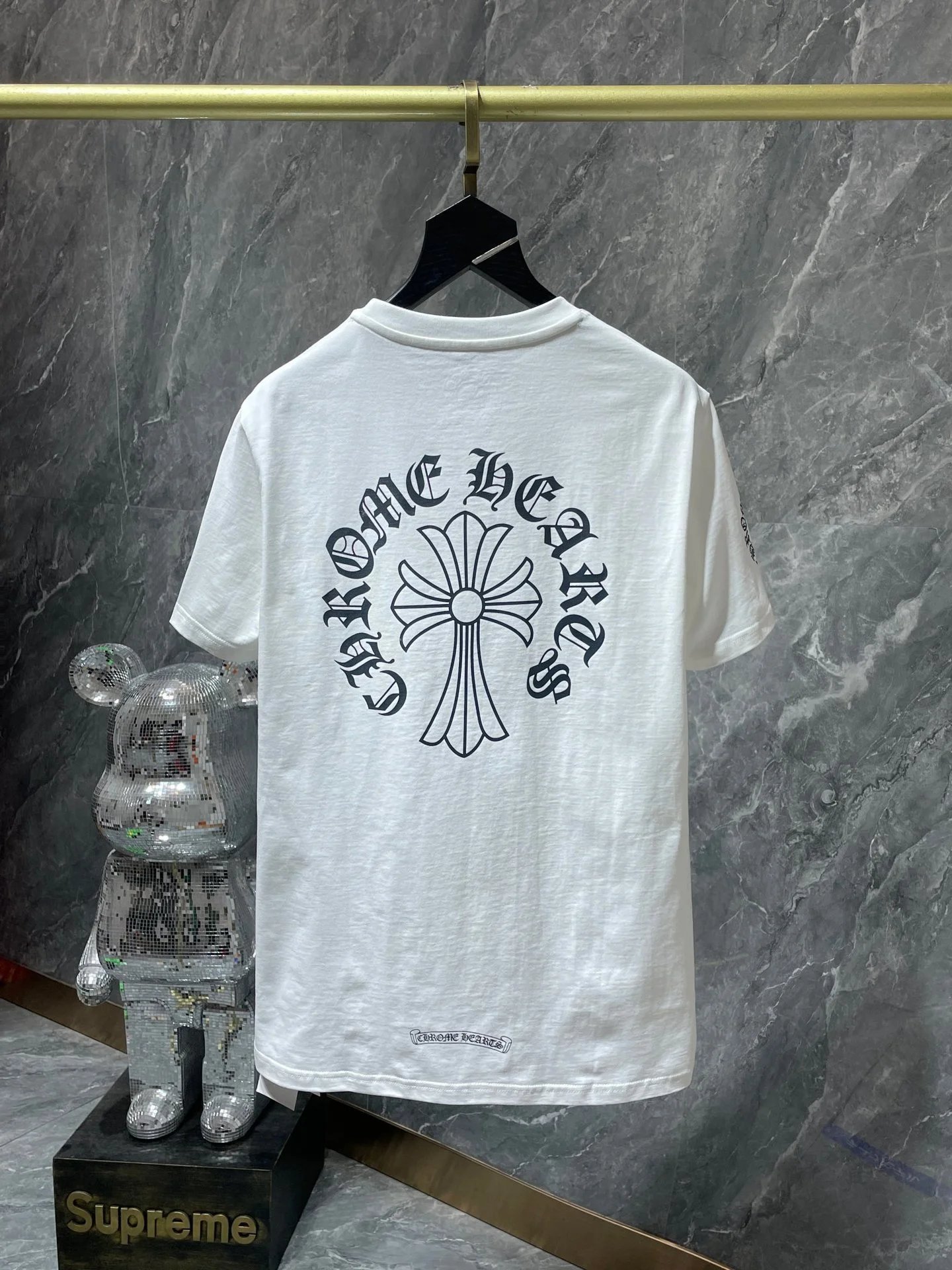 Chrome Hearts Floral Crest Black T-Shirt - 45