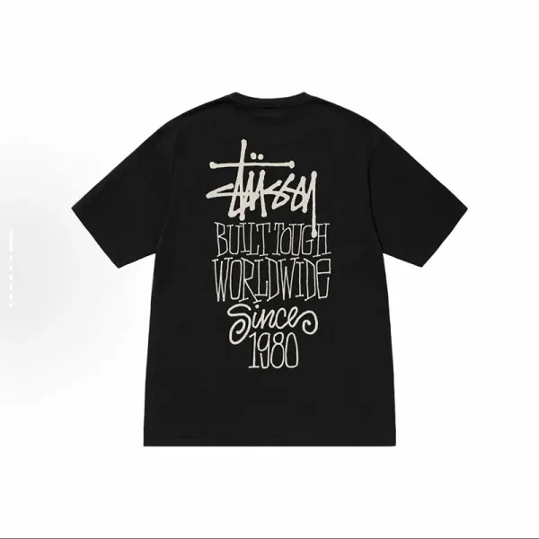 Stüssy Beetle Print White T-Shirt - 4