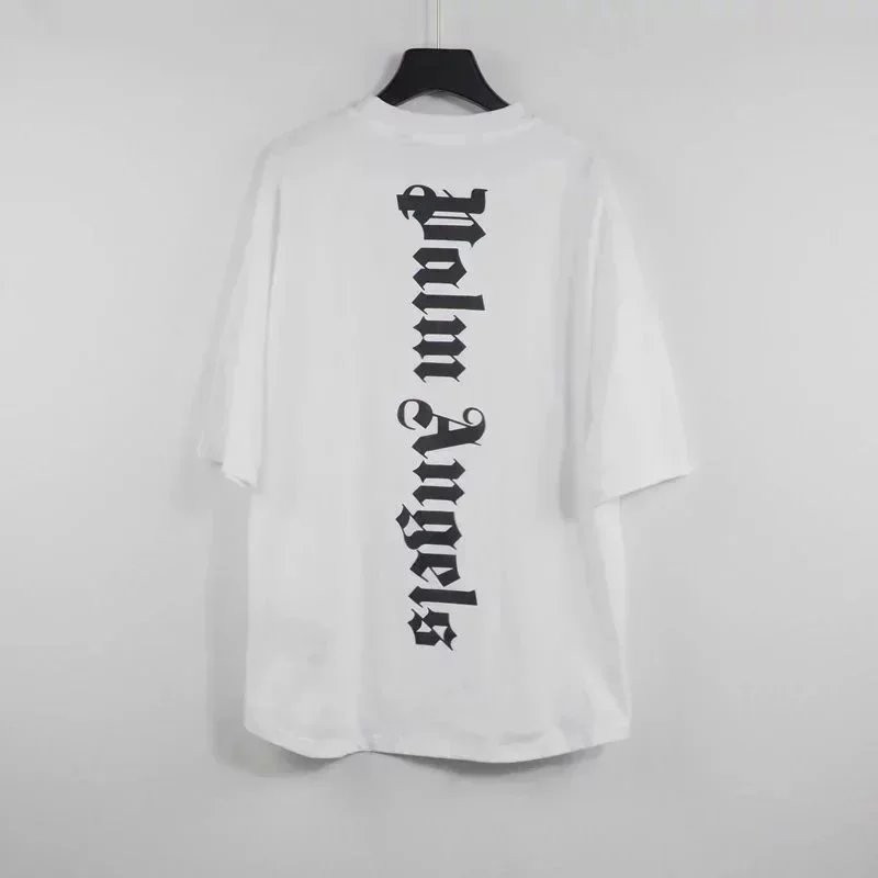 Palm Angels Paint Splatter Graphic T-Shirt Cream - 5