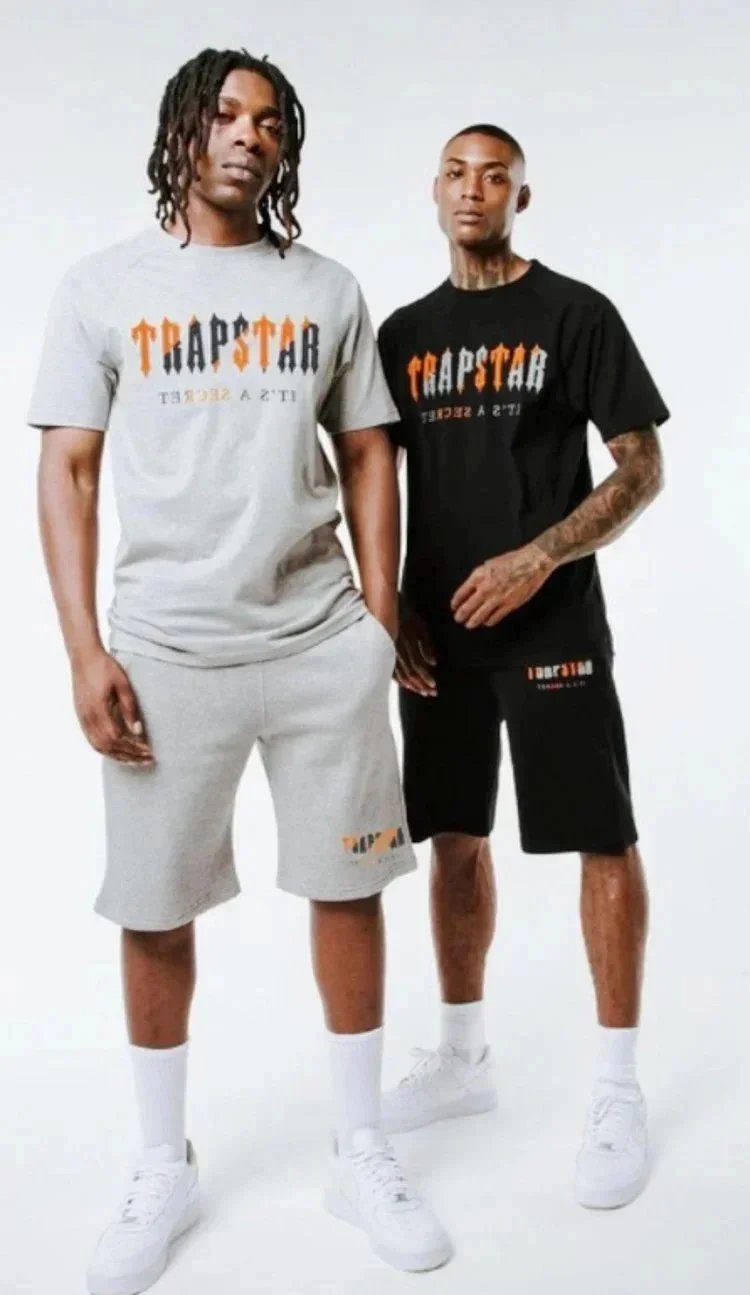 Trapstar Rainbow Logo Black Sweatshorts - 4