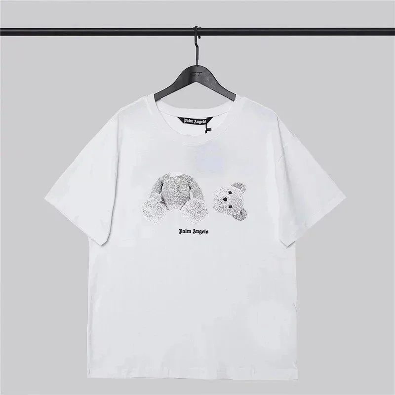 Palm Angels Gothic Logo Oversized T-Shirt White - 10