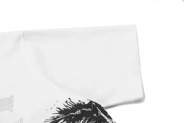 Mixed Emotion Mixed Emotion Graphic Rhinestone T-Shirt White - 10