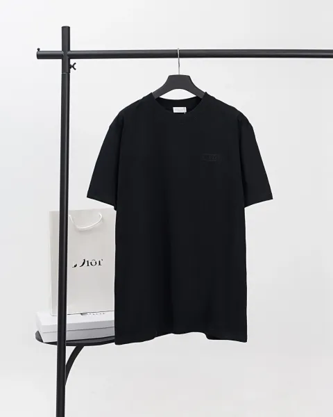 Dior Oblique Logo Black T-Shirt - 1
