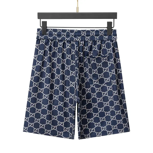 Gucci GG Monogram Navy Blue Polo and Shorts Set - 9