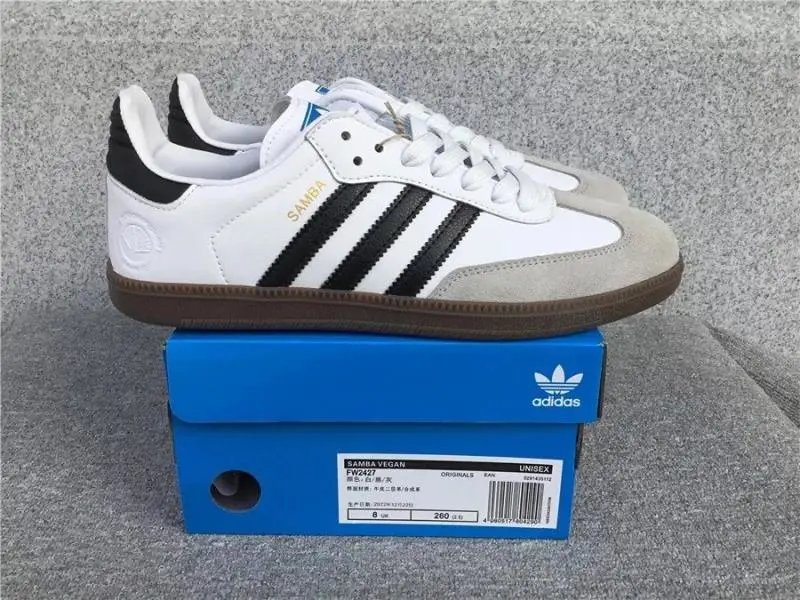 Adidas Originals Samba Vegan White/Black/Brown Sneakers
