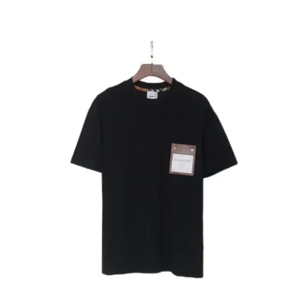 Burberry Pocket Detail T-Shirt Black - 1