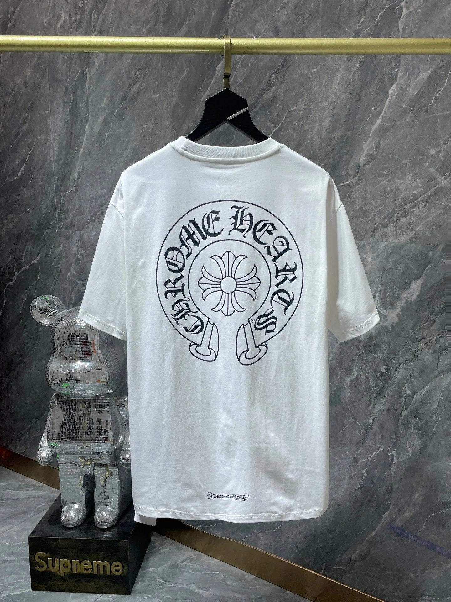 Chrome Hearts Floral Crest Black T-Shirt - 47