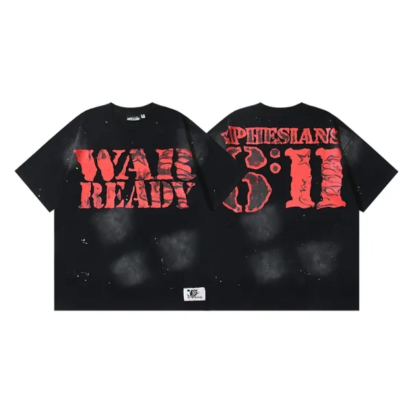 Gallery Dept. War Ready Black Oversized T-Shirt - 1