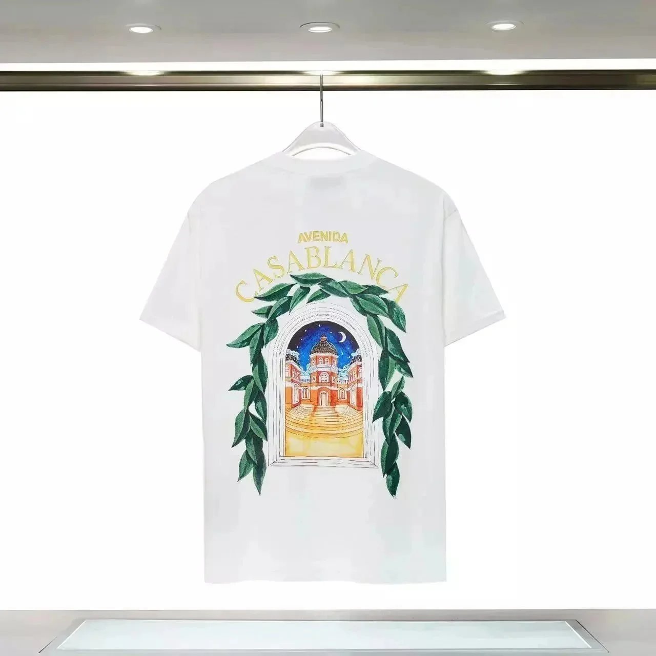 Avenida Casablanca Archway Print White T-Shirt