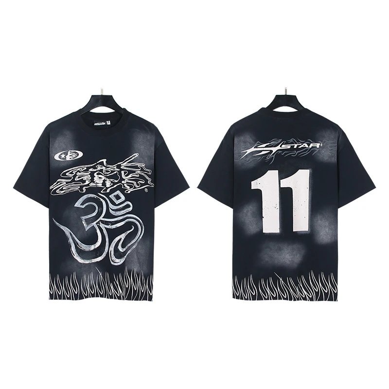 F-STAR Om Symbol Graphic Print Black T-Shirt - 1