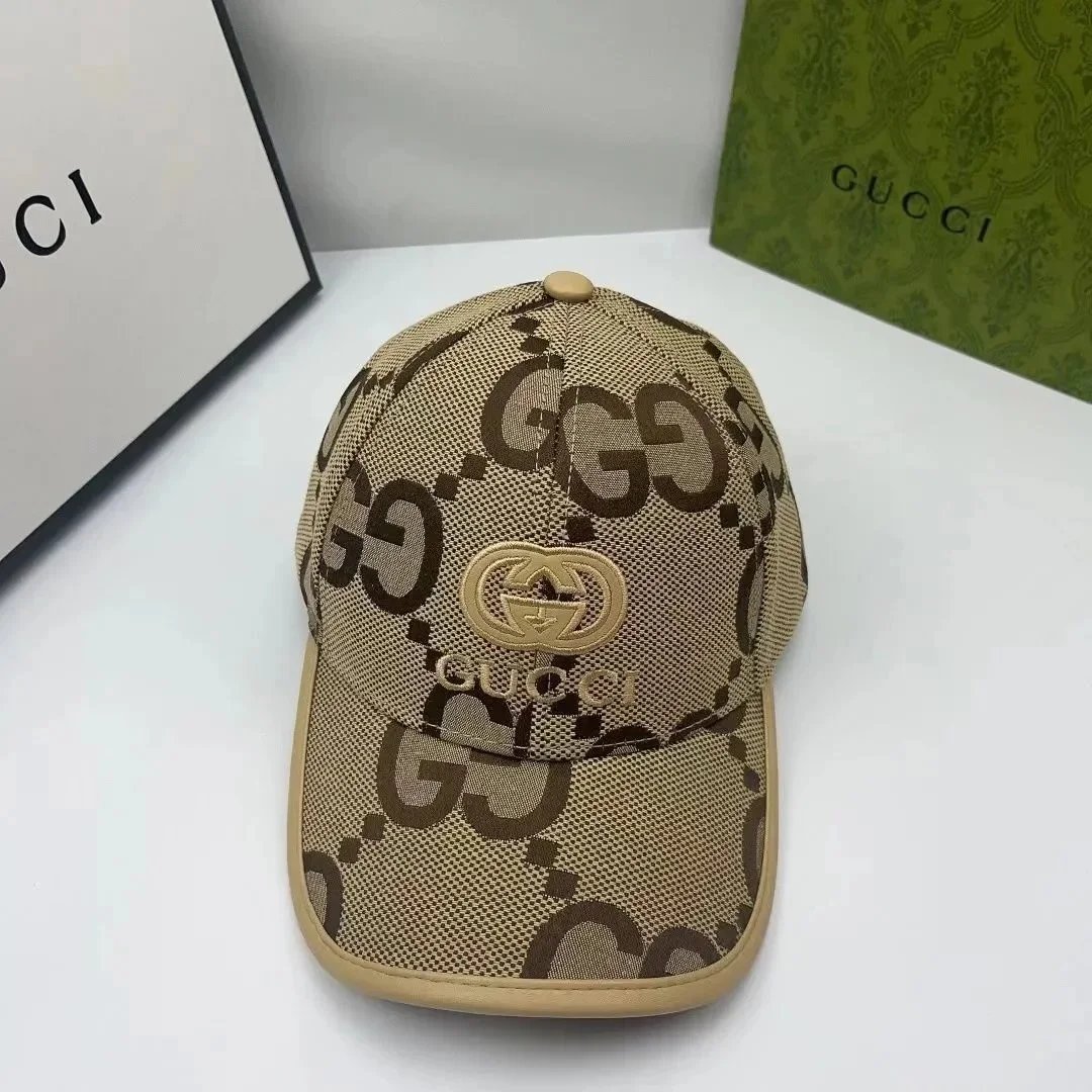 Gucci GG Monogram White Baseball Cap - 11