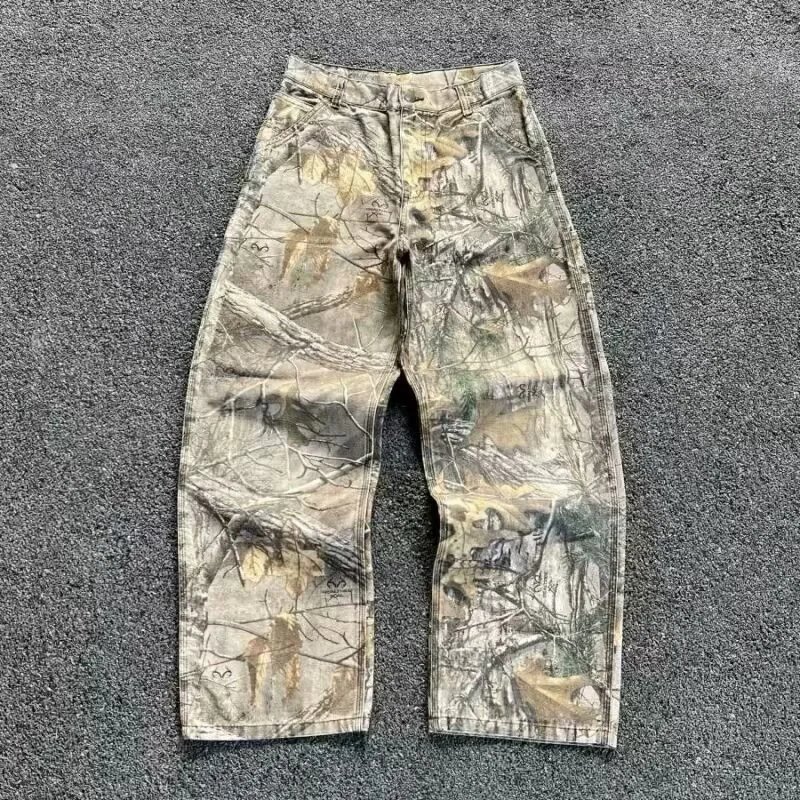 Carhartt Work In Progress Camo Print Relaxed Fit Pants