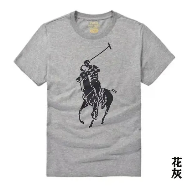 Ralph Lauren Big Pony T-Shirt Heather Gray - 1