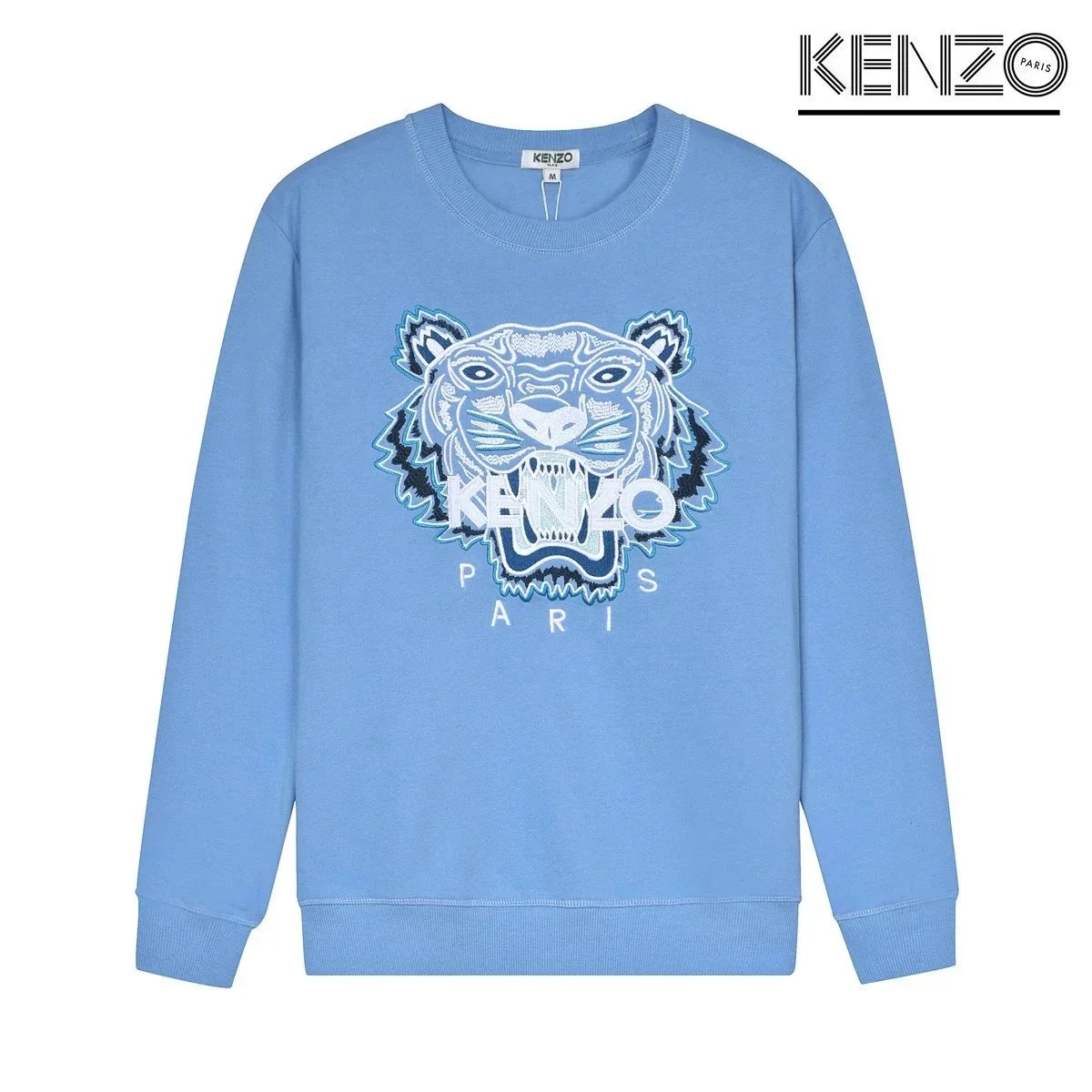 Kenzo Tiger Embroidered Black Sweatshirt - 4