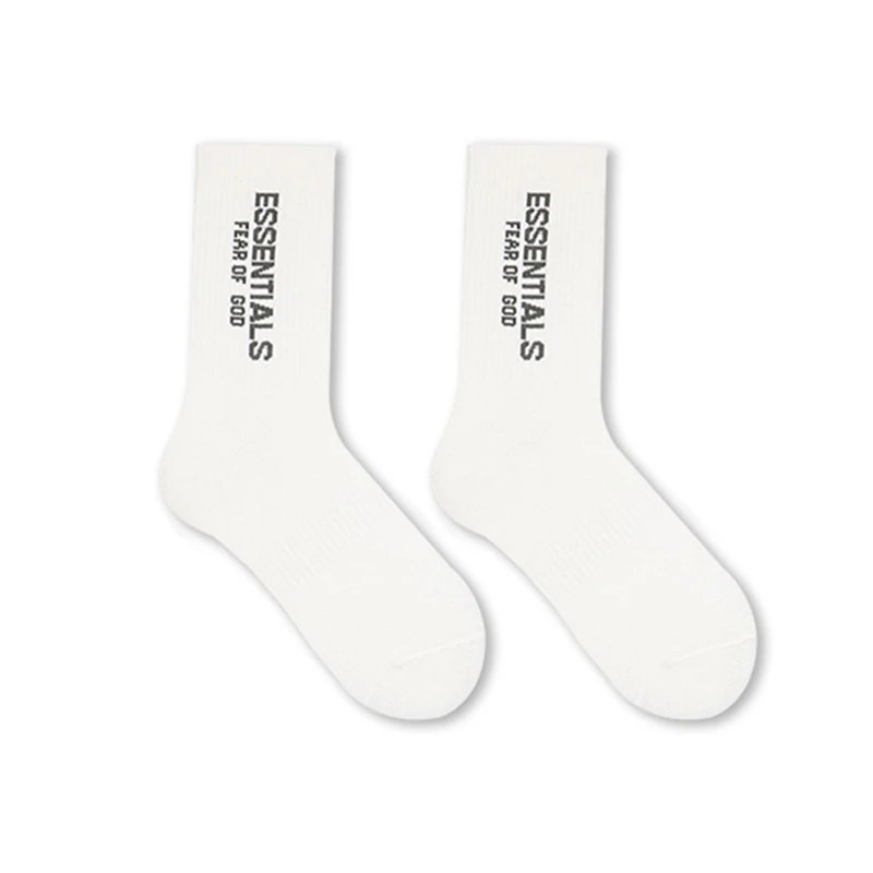 Fear of God Essentials Ribbed Crew Socks Gray - 9