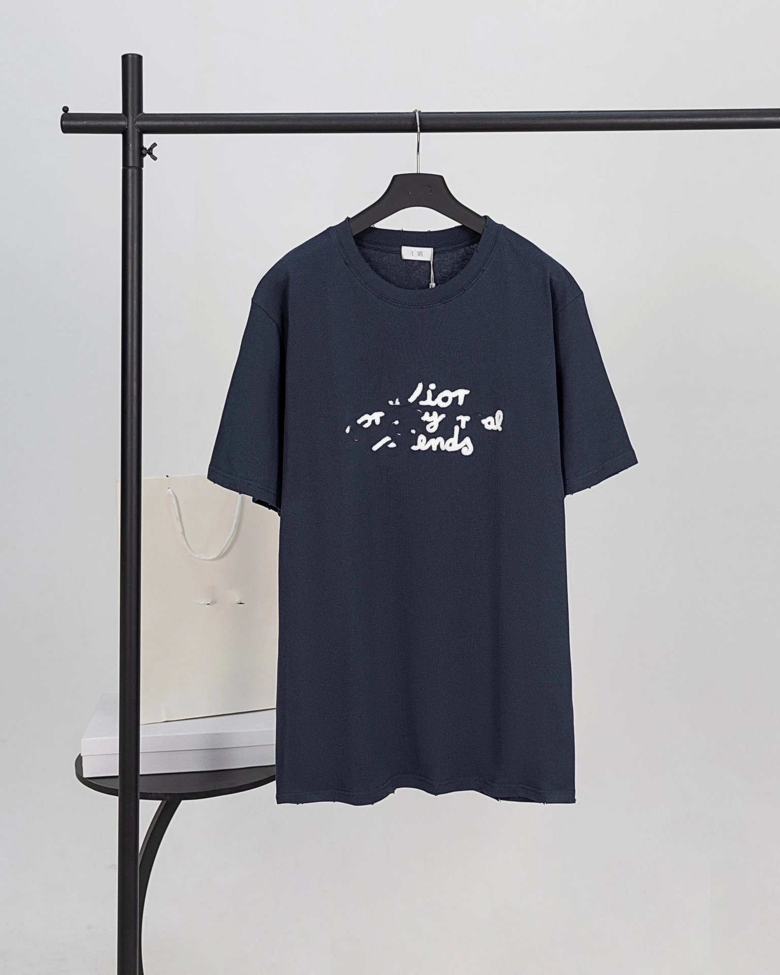 Dior Oblique Logo T-Shirt Beige T-Shirt - 7