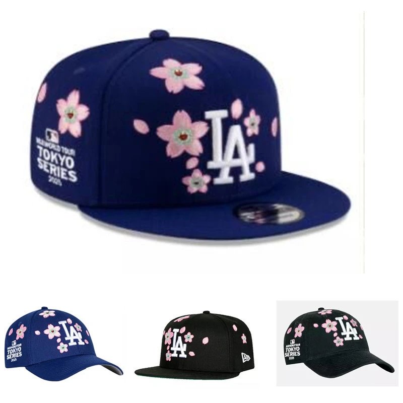 New Era MLB World Tour Tokyo Series 2023 LA Dodgers Cherry Blossom Snapback Cap