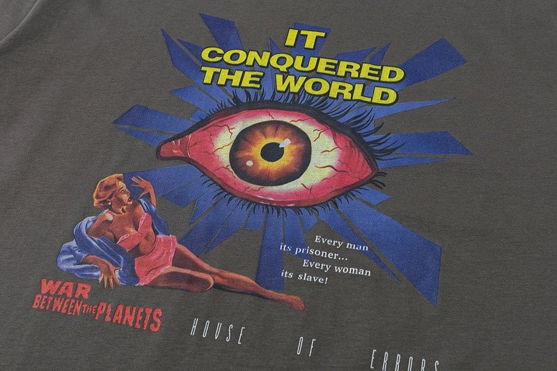 House of Errors x War Between the Planets Graphic Print White T-Shirt - 13